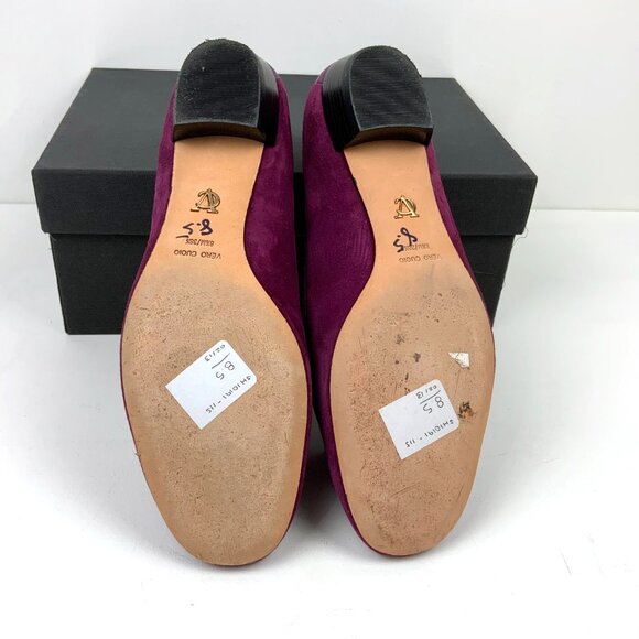 VC Signature 'Nancy' Tassel Loafer In Plumberry Sz 8.5M - Picture 6 of 16